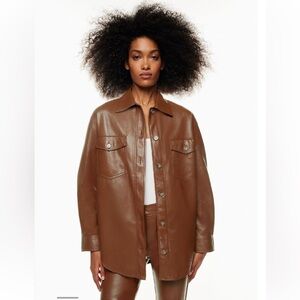 Wilfred Ganna Vegan Leather Jacket